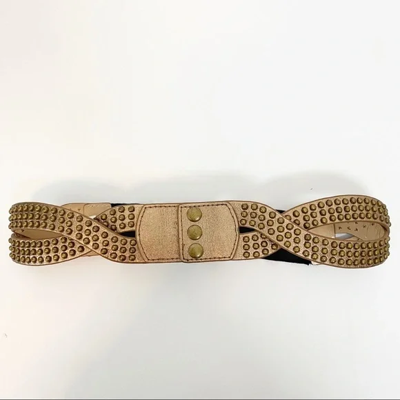 Another Line Stretch Belt Another Line Brown Leather Belt adjustable Small/Mediu for  main image 2